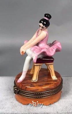 Parry Vieille Limoges Trinket Box Ballerina Dancer LE 258/2500 535