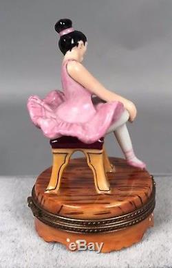 Parry Vieille Limoges Trinket Box Ballerina Dancer LE 258/2500 535