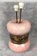 Parry Vieille Limoges Trinket Box Pink Yarn Skein With Gold Knitting Needles 416