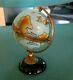 Peint Main Limoges Miniature World Globe Trinket Box With Eagle Clasp France