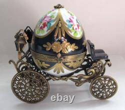 Peint Main Limoges Trinket Limited Edition Enchanted Carriage