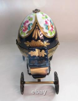 Peint Main Limoges Trinket Limited Edition Enchanted Carriage