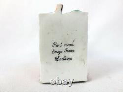 Porcelain Gingerbread House Christmas Trinket Pill Box Limoges France LaClaire