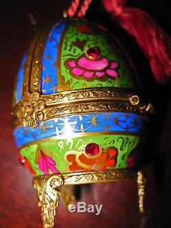 RARE LimogesThe Faberge Egg Box By DuBarry PorcelainLimited To 500 Worldwide