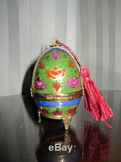 RARE LimogesThe Faberge Egg Box By DuBarry PorcelainLimited To 500 Worldwide