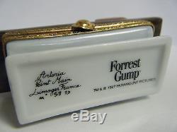 Rare Vtg Limoges France 1997 Forrest Gump Bench Small Trinket Box Excellent