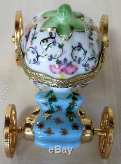 Rochard Limoges Cinderella Caridge Wheels Move Hand Painted France Bnb Porcelain