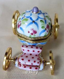 Rochard Limoges Cinderella Pastels Box Hand Painted France Bnib Porcelain Hinged