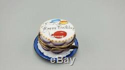 ROCHARD Vanilla Birthday Cake Limoges Box
