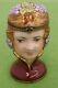 Rare Female Figure Demeter Head Bust Limoges Trinket Box Pient Main France