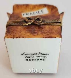Rare Rochard Limoges Paris Peint Mein France China Tea Set Moving Trinket Box