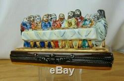 Renaissance Guild Limoges Trinket Box-Last Supper-179/750