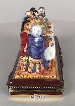 Renaissance Guild Limoges Trinket Box Last Supper LE 146/750 374