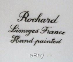 Richard LIMOGES France 2 Tiered Hand Painted TEA CART Trinket BOX Painted FRUIT
