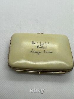 Rochard Hand Painted Limoges Trinket Box Love Letter