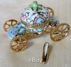 Rochard Limoges Cinderella Caridge Wheels Move Hand Painted France Bnb Porcelain