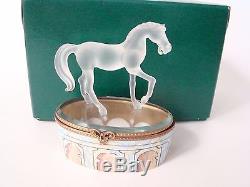 Rochard Limoges Crystal Horse Limoges Box