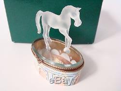 Rochard Limoges Crystal Horse Limoges Box