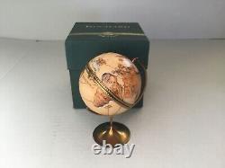 Rochard Limoges France Hand Painted World Globe with Original Box