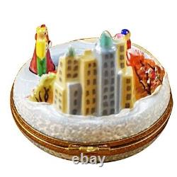 Rochard Limoges France Peint Main Trinket Box Central Park