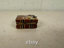 Rochard Limoges France Peint Main Trinket Box Recipe Cook Book