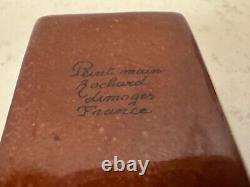 Rochard Limoges France Peint Main Trinket Box Recipe Cook Book