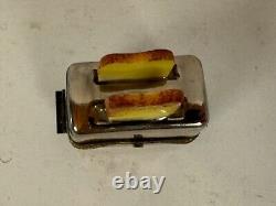 Rochard Limoges France Peint Main Trinket Box Toaster