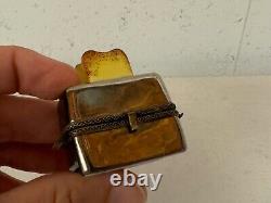 Rochard Limoges France Peint Main Trinket Box Toaster