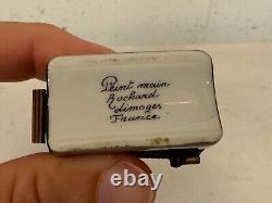 Rochard Limoges France Peint Main Trinket Box Toaster