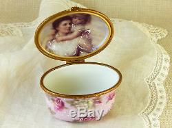Rochard Limoges Hinged Trinket Box, LE Studio Edition Collection -Mother & Child