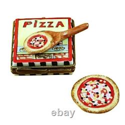 Rochard Limoges Pizza Box with Pizza Porcelain Trinket Box