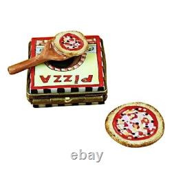 Rochard Limoges Pizza Box with Pizza Porcelain Trinket Box