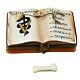 Rochard Limoges Porcelain Peint Main Trinket Box Veterinarian Vet Book Bnib