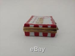 Rochard Limoges Trinket Box- Box of Donuts with 2 removable donuts
