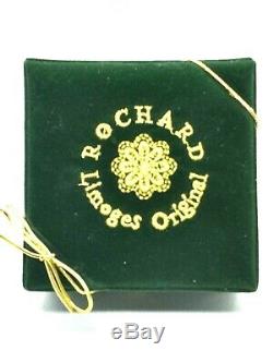 Rochard Maroon Floral Handbag Limoges Box- (RETIRED)