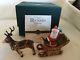 Rochard Santa In Sleigh With Reindeer Limoges Box