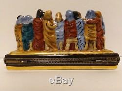 Rochard The Last Supper Limoges Trinket Box New Without Box