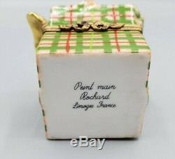 Rochard Yorkie Christmas Gift Limoges Box (Retired)