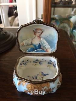 Rochard limoges trinket box