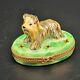 Signed Limoges France Trinket Box Pierre Arquie Limited Edition 2002 Yorkie