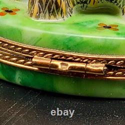 Signed Limoges France Trinket Box Pierre Arquie Limited Edition 2002 Yorkie