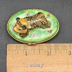 Signed Limoges France Trinket Box Pierre Arquie Limited Edition 2002 Yorkie