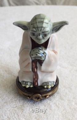Star Wars Yoda Limoges by Rochard-Made in France-New in Box Rare
