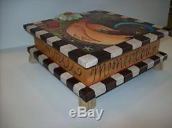 Sticks Furniture Jewelry Box Hand Carved and Painted Keepsakes Collectable