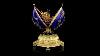 Stunning House Of Faberge Gold Plated Solid Silver Firebird Music Egg