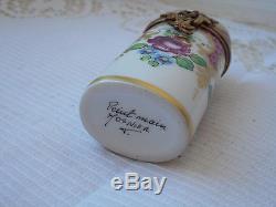 Stunning Rare vintage Limoges porcelain hand painted trinket box peint main