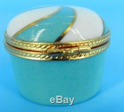 TIFFANY & CO LE TALLEC Private Stock HAPPY B'DAY HAND PAINTED FRANCE TRINKET BOX