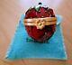 Tiffany & Co Limoges France Peint Mein Strawberry Trinket / Ring Box Withbag