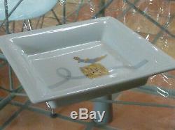 TIFFANY & Co'Bird on Jewel' Porcelain Ashtray Trinket Dish Platter Tray (LimEd)