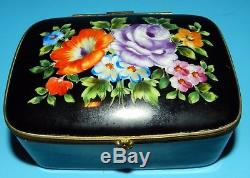 TIFFANY & Co PRIVATE STOCK ATELIER LE TALLEC FRANCE HAND PAINTED BLACK BOX